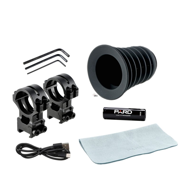Celownik noktowizyjny PARD Night Stalker 4K v2 50 mm LRF, widok na interfejs