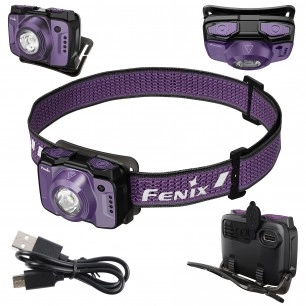 Latarka czołowa Fenix HL12R V2.0 fioletowa