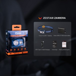 Latarka czołowa Fenix HL32R-T granatowa