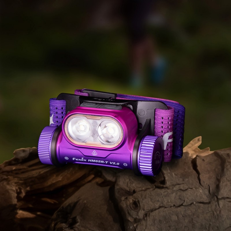 Latarka czołowa Fenix HM65R-T V2.0 nebula - system regulacji opaski