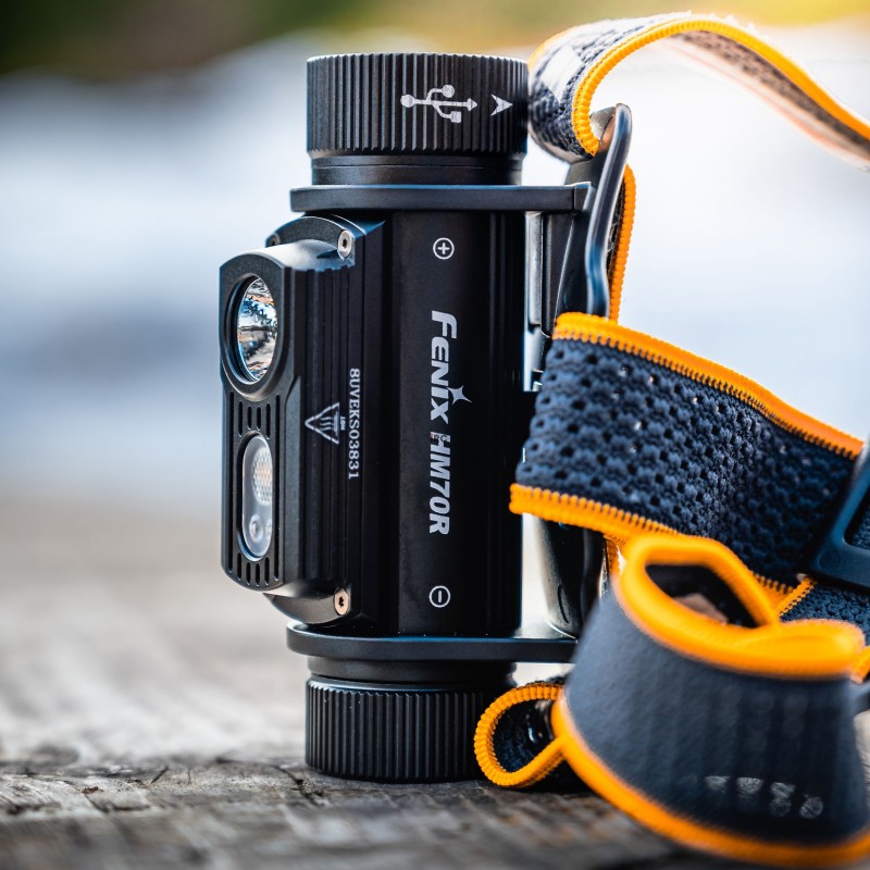 Fenix HM70R - zasilanie akumulatorem 21700 i USB-C