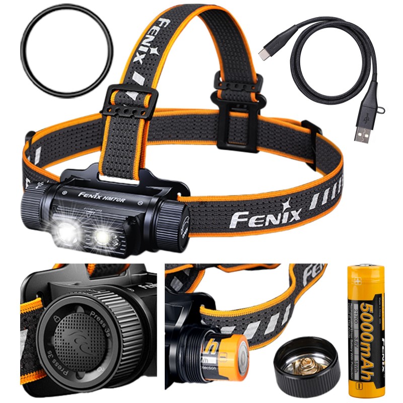 Latarka czołowa Fenix HM70R - moc i zasięg