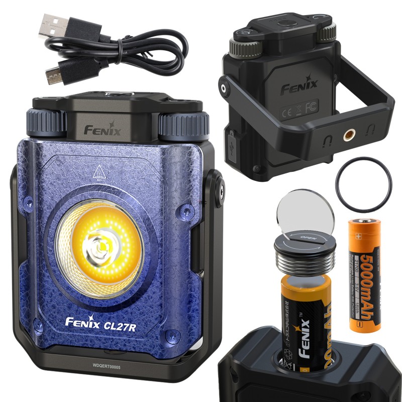 Latarka kempingowa Fenix CL27R niebieska