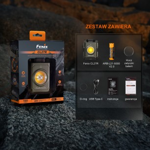 Latarka kempingowa Fenix CL27R zielona