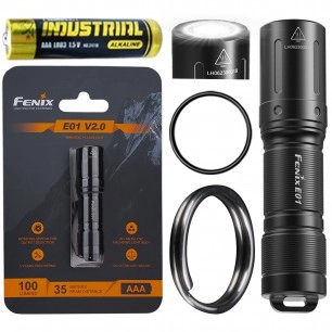 Latarka LED Fenix E01 V2.0 czarna