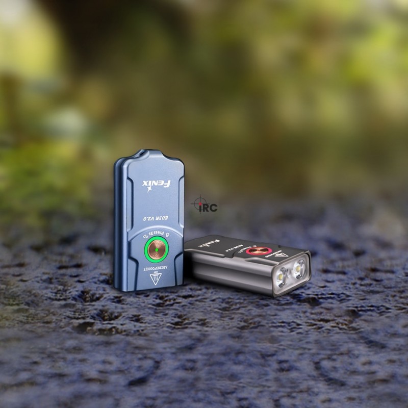 Latarka LED Fenix E03R V2.0 niebieska