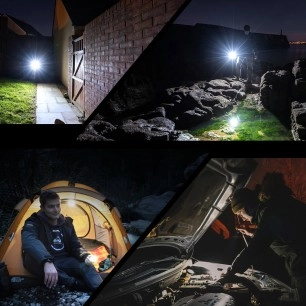 Latarka LED Fenix E03R V2.0 niebieska