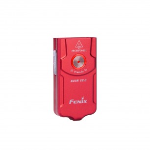 Latarka LED Fenix E03R V2.0 wersja limitowana czerwona