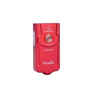 Latarka LED Fenix E03R V2.0 wersja limitowana czerwona