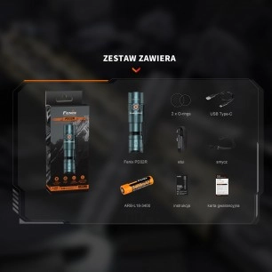 Latarka LED Fenix PD25R edycja limitowana zielona