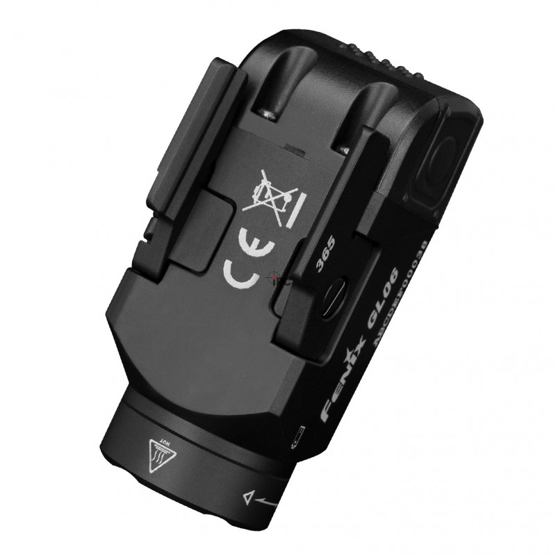 Latarka na broń Fenix GL06-365 - Widok z boku