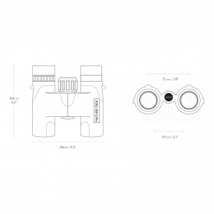 Lornetka Hawke Nature Trek Compact 8x25 zielona