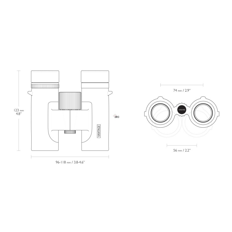 Lornetka Hawke Vantage 8x32 zielona