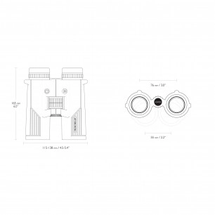 Lornetka z dalmierzem Hawke Frontier LRF 1800 8x42