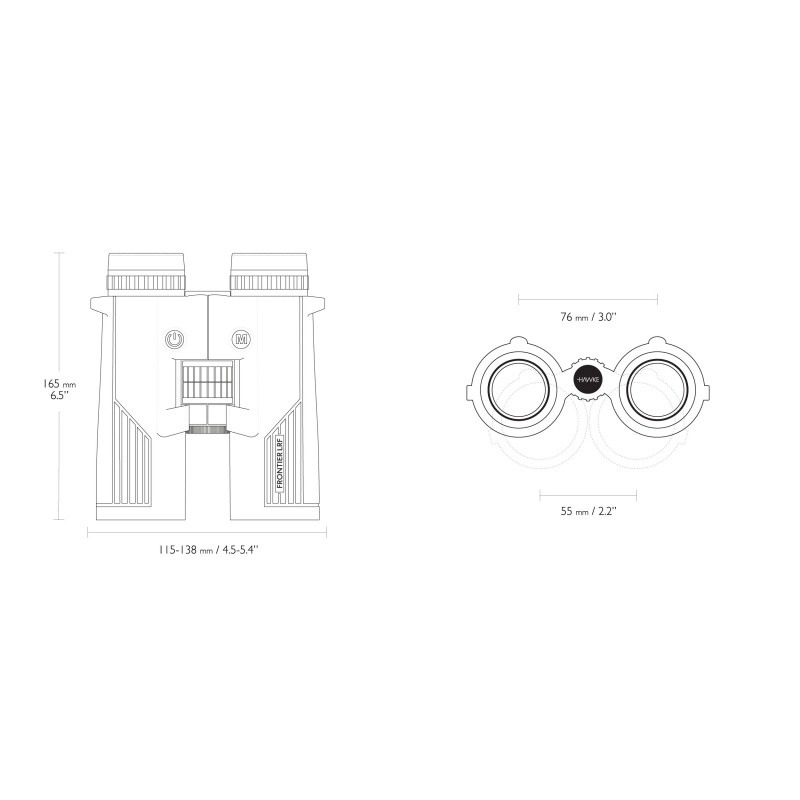 Lornetka z dalmierzem Hawke Frontier LRF 1800 8x42