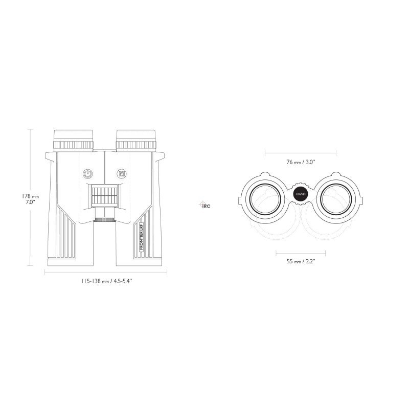 Lornetka z dalmierzem Hawke Frontier LRF 2300 10x42