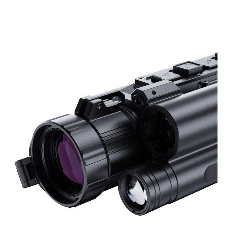 Obiektyw 70 mm celownika noktowizyjnego PARD NV-SC4 — detal soczewki