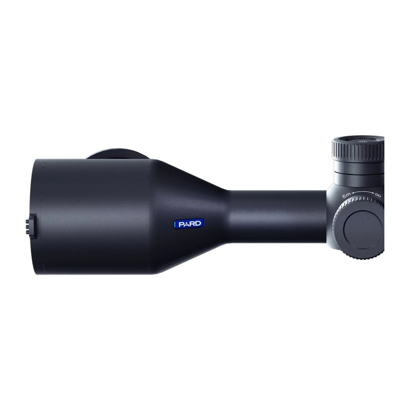 Obiektyw 50 mm F1,0 celownika termowizyjnego PARD — detal soczewki