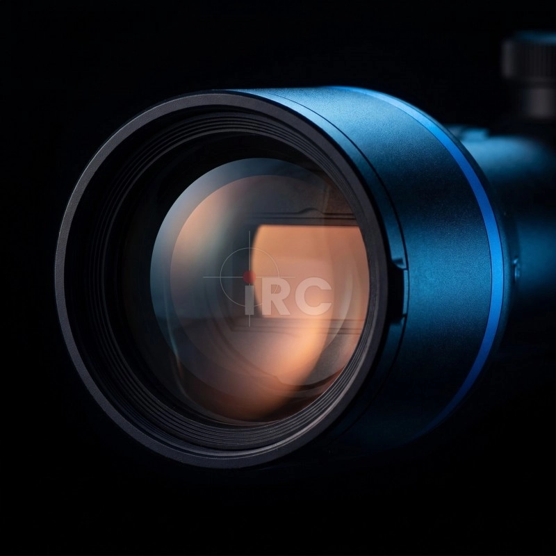 Sensor termiczny VOx celownika PARD Pantera 640 eX LRF — zbliżenie obiektywu