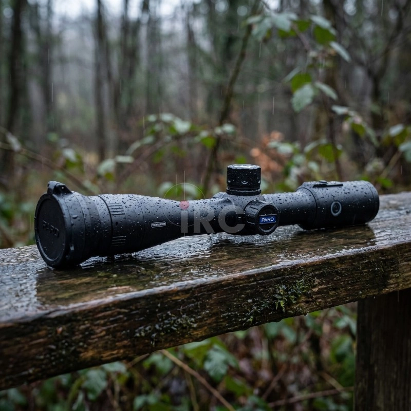 Celownik PARD Pantera 640 Q w deszczu — szczelność IP67