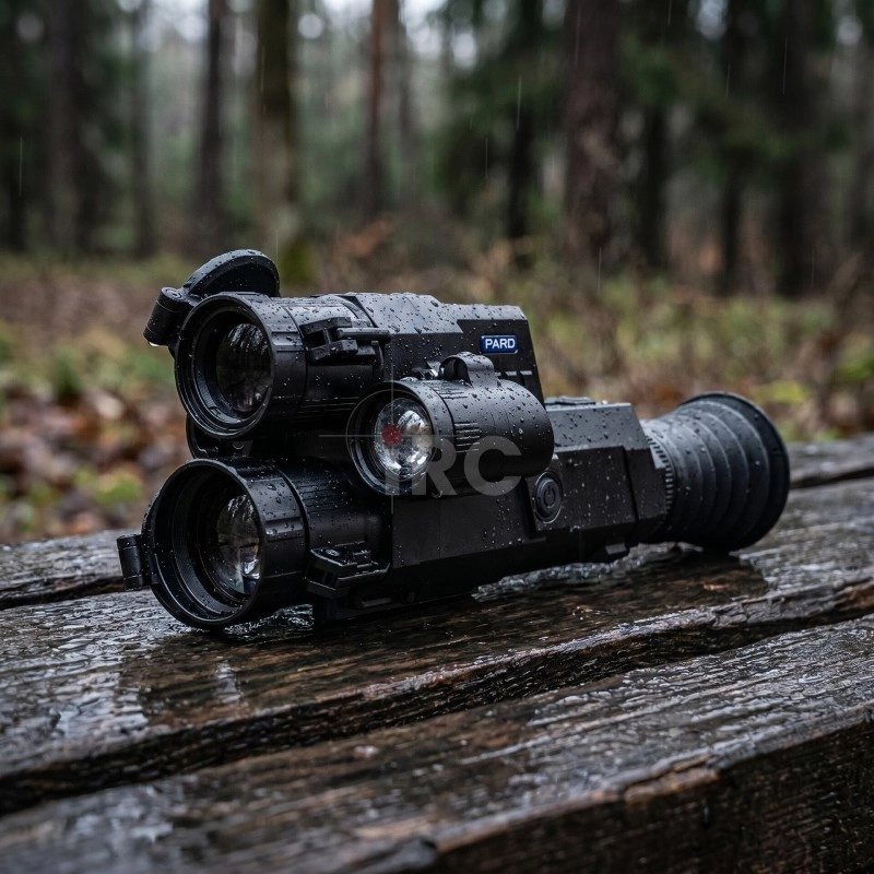 PARD Landsat 480 w deszczu — szczelność klasy IP67