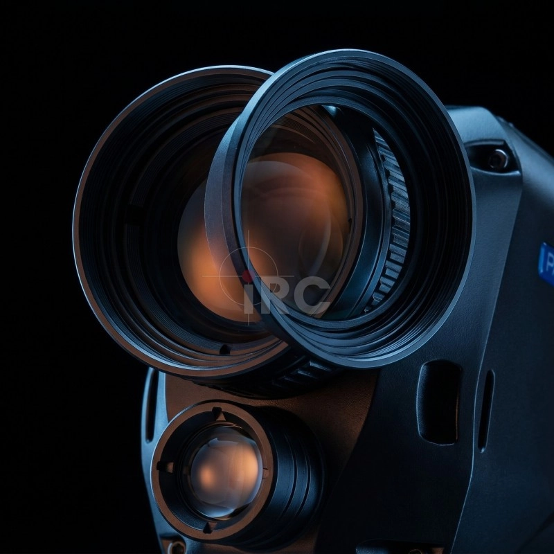 Sensor CMOS monokularu PARD NV-009 — zbliżenie obiektywu