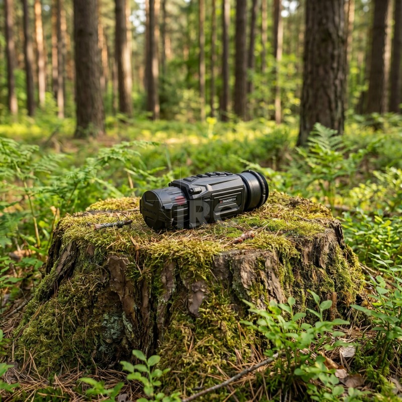 HIKMICRO Thunder TE19CR 2.0 w terenie — zasięg detekcji