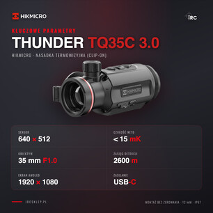 Kluczowe parametry HIKMICRO Thunder TQ35C 3.0