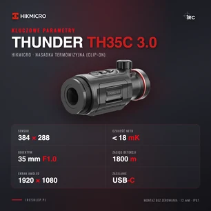 Kluczowe parametry HIKMICRO Thunder TH35C 3.0