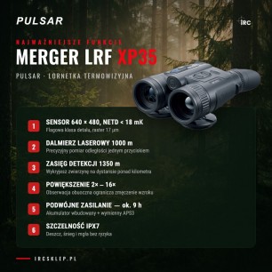 Lornetka termowizyjna Pulsar Merger LRF XP35