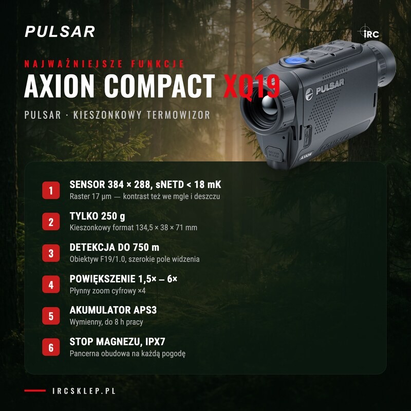 Termowizor Pulsar Axion Compact XQ19