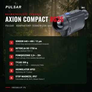 Termowizor Pulsar Axion Compact XG35