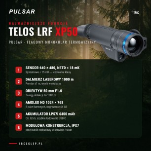 Termowizor Pulsar Telos LRF XP50