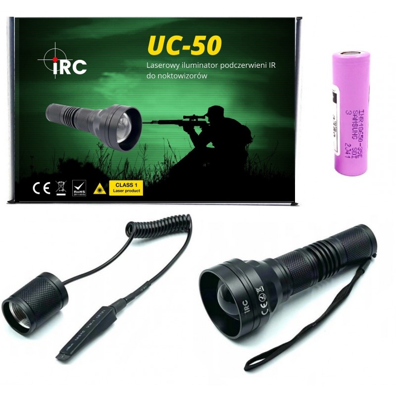 Czym Rozni Sie Swiatlo Lasera Od Latarki Laserowy iluminator podczerwieni IR ⭕ UC-50 dioda 940nm VCSEL zasięg