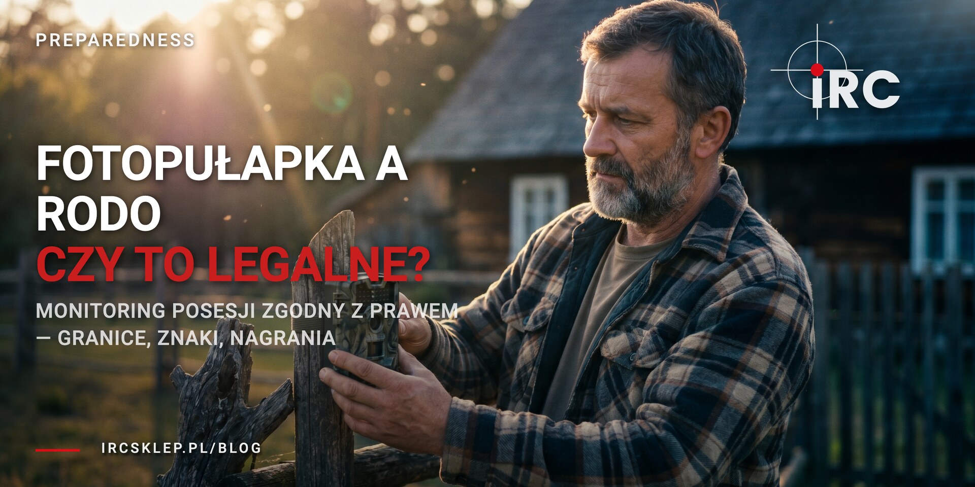 Fotopułapka a RODO 2026 — czy monitoring posesji jest legalny? | IRC