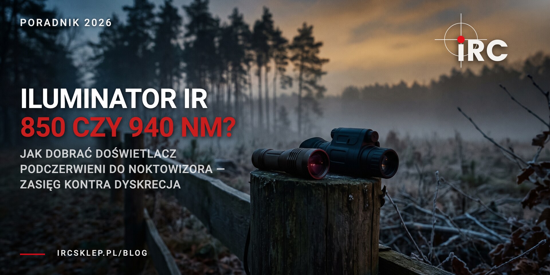 Iluminator podczerwieni (doświetlacz IR) — 850 czy 940 nm | IRC