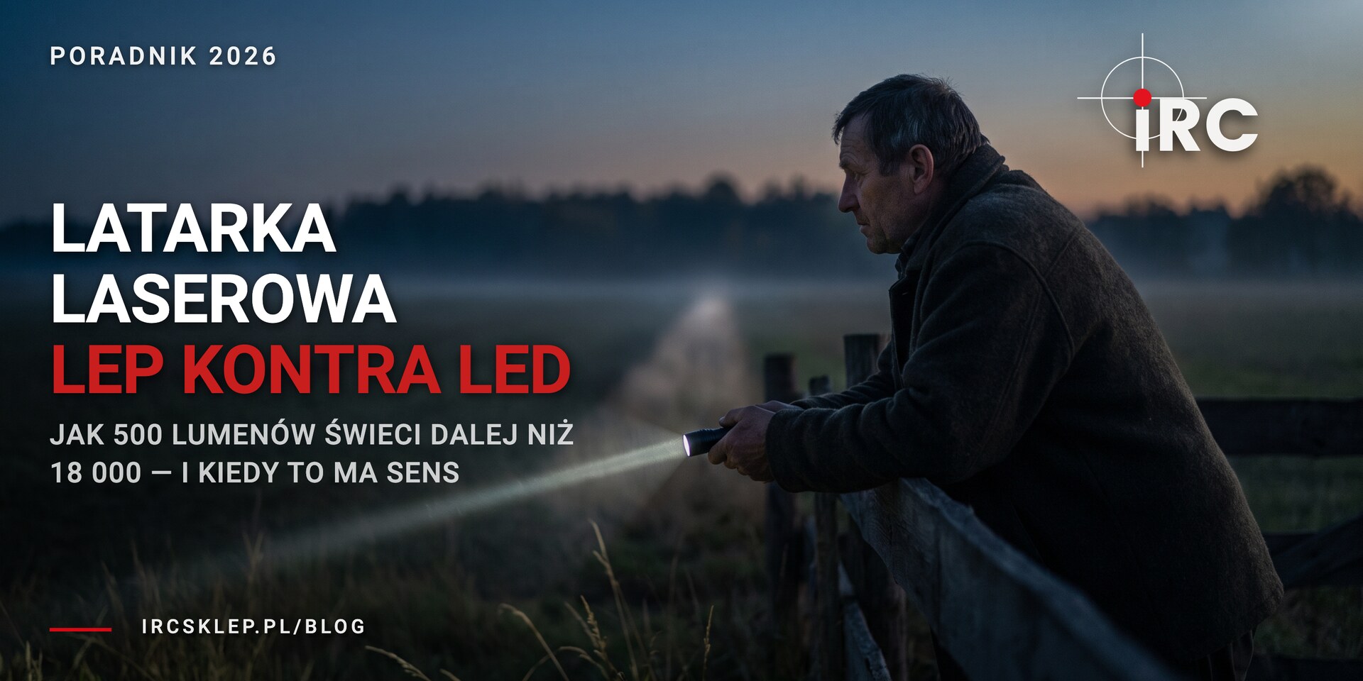 Latarka laserowa LEP — jak działa i czym różni się od LED? Poradnik | IRC