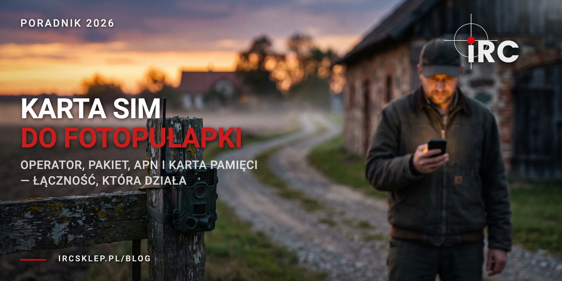 Karta SIM do fotopułapki — operator, pakiet, APN i karta pamięci | IRC