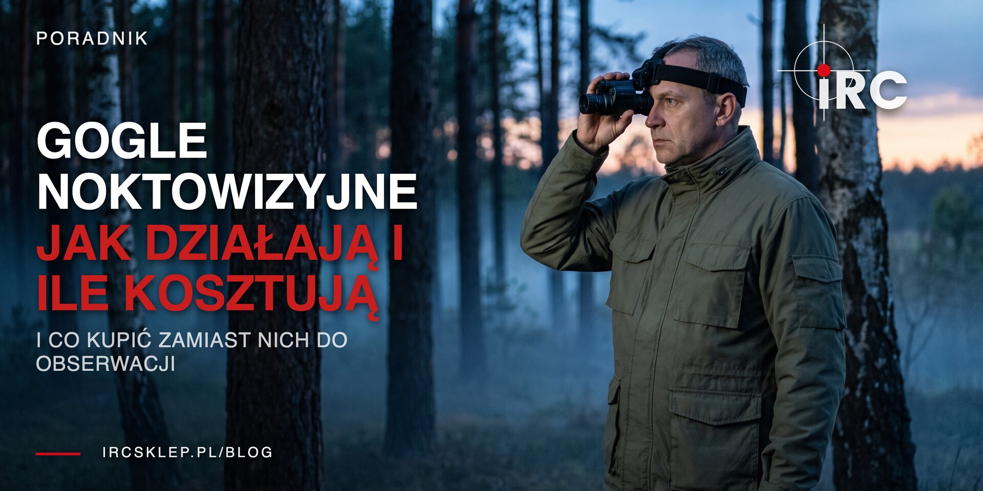 Gogle noktowizyjne: jak działają, ile kosztują, co zamiast
