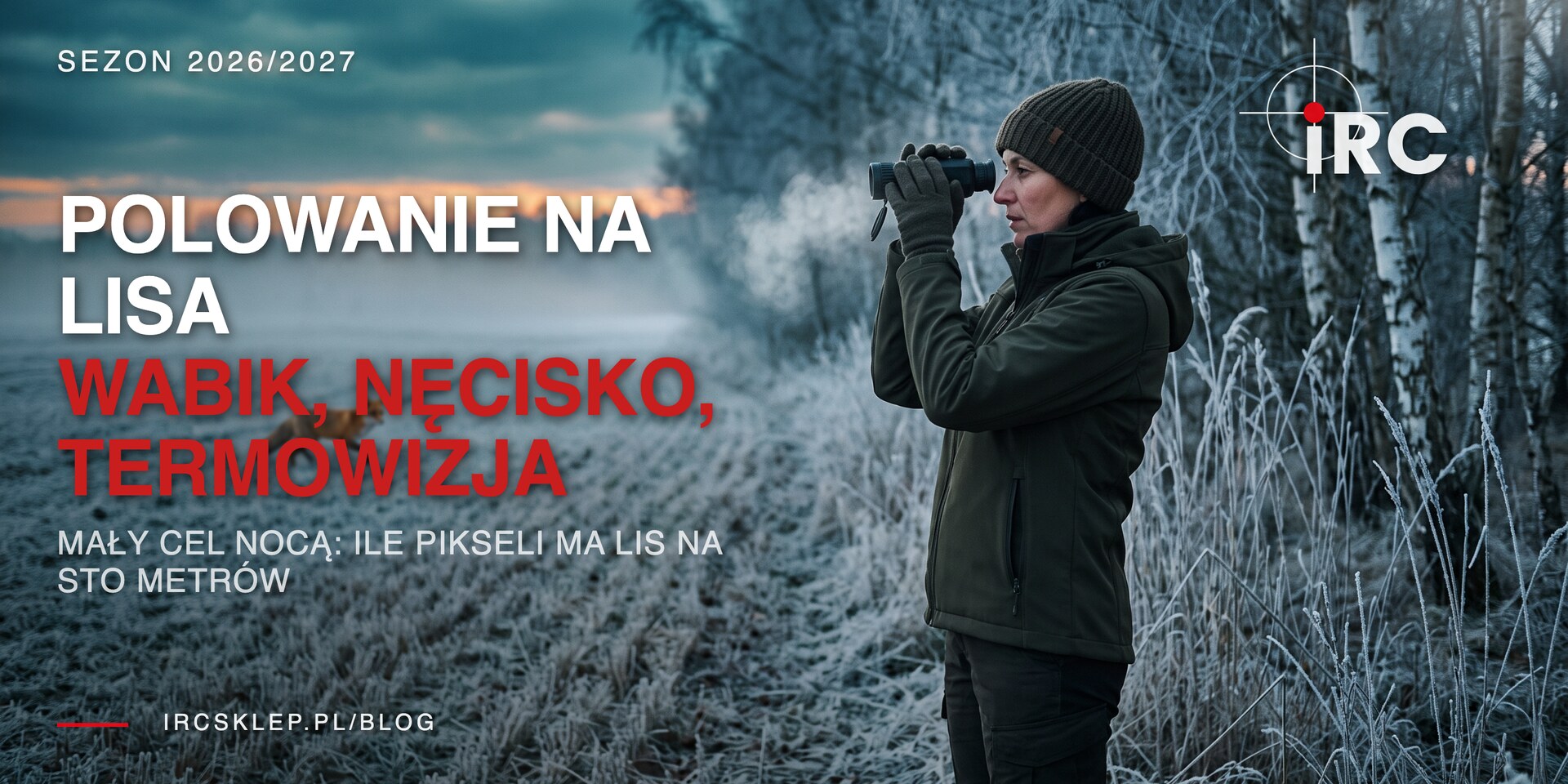 Polowanie na lisa nocą: termowizja, wabik i nęcisko