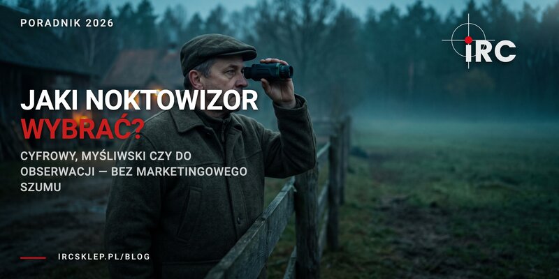 Jaki noktowizor wybrać — cyfrowy, myśliwski, do obserwacji | Poradnik IRC 2026
