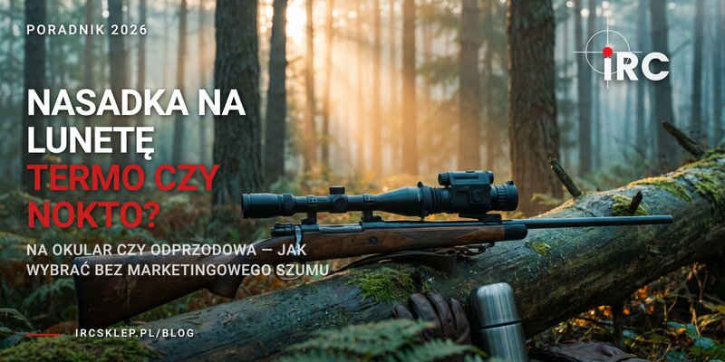 Nasadka na lunetę — termowizyjna czy noktowizyjna? Poradnik IRC 2026
