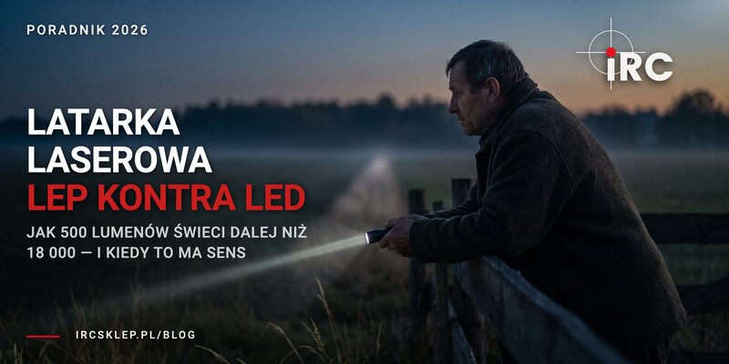 Latarka laserowa LEP — jak działa i czym różni się od LED? Poradnik | IRC