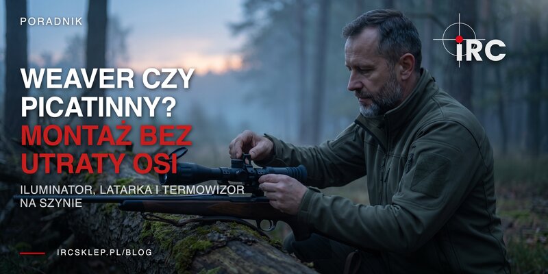 Montaż na szynę Weaver czy Picatinny? Iluminator, termowizor