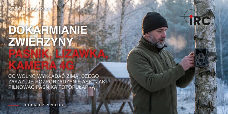 Dokarmianie zwierzyny zimą: paśnik, lizawka, przepisy 2026